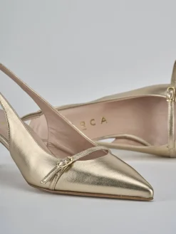 Online Slingback tacco 7cm pelle Donna Slingback