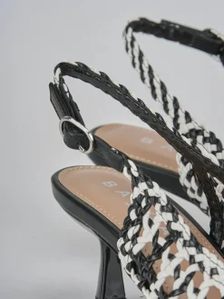 Discount Slingback tacco 6cm pelle Donna Slingback