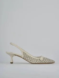 Hot Slingback tacco 5cm pelle Donna Slingback