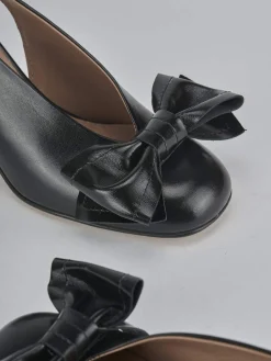 New Slingback tacco 8cm pelle Donna Slingback