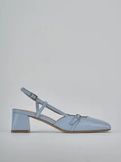 Outlet Slingback tacco 5cm pelle Donna Slingback