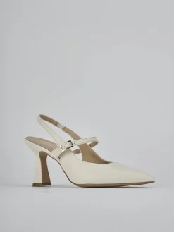 Sale Slingback tacco 7cm pelle Donna Slingback