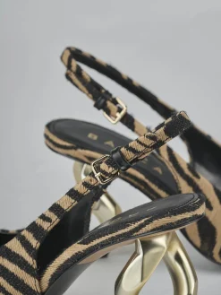 Hot Slingback tacco 6cm pelle Donna Slingback