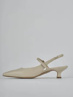 New Slingback tacco 4cm pelle Donna Slingback