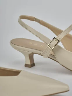 New Slingback tacco 4cm pelle Donna Slingback