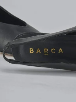 Discount Slingback tacco 4cm pelle Donna Slingback