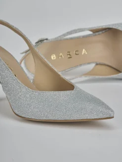 Sale Slingback tacco 7cm pelle Donna Slingback