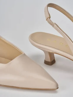 Best Slingback tacco 3cm pelle Donna Slingback