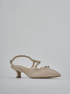 Online Slingback tacco 4cm pelle Donna Slingback