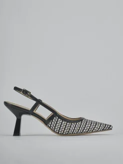 Sale Slingback tacco 7cm pelle Donna Slingback