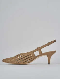 Best Slingback tacco 5cm pelle Donna Slingback