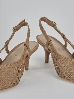 Best Slingback tacco 5cm pelle Donna Slingback