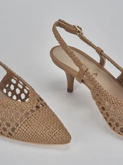 Best Slingback tacco 5cm pelle Donna Slingback