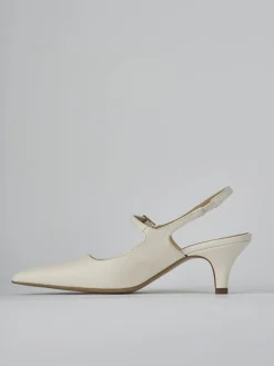 Outlet Slingback tacco 4cm pelle Donna Slingback