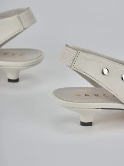 Online Slingback tacco 4cm pelle Donna Slingback