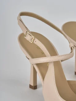 Best Slingback tacco 7cm pelle Donna Slingback