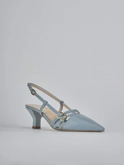 Slingback tacco 6cm pelle Donna Slingback