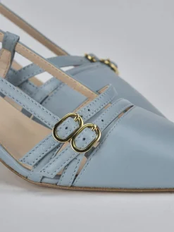 Slingback tacco 6cm pelle Donna Slingback