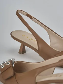 Best Slingback tacco 5cm pelle testa Donna Slingback