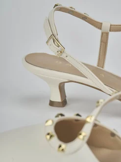 Slingback tacco 4cm pelle Donna Slingback