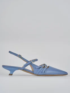 Best Slingback tacco 3cm pelle Donna Slingback