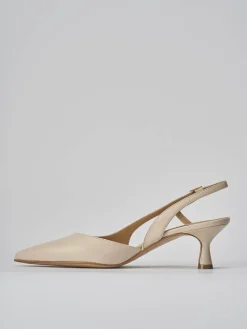 New Slingback tacco 5cm pelle Donna Slingback