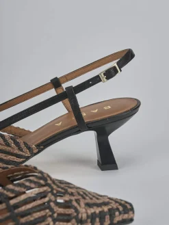 New Slingback tacco 5cm pelle Donna Slingback