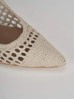 Discount Slingback tacco 5cm pelle Donna Slingback