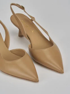 Hot Slingback tacco 5cm pelle Donna Slingback
