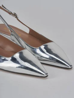 Online Slingback tacco 2cm pelle Donna Slingback