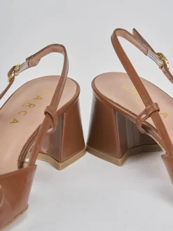 Sale Slingback tacco 6cm pelle testa Donna Slingback