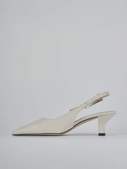 New Slingback tacco 6cm pelle Donna Slingback