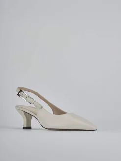 New Slingback tacco 6cm pelle Donna Slingback