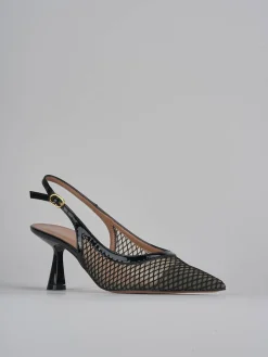Slingback tacco 7cm pelle Donna Slingback