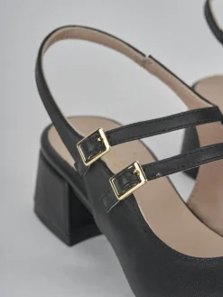 Online Slingback tacco 4cm pelle Donna Slingback