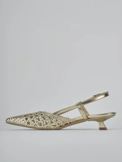 Best Slingback tacco 4cm pelle Donna Slingback