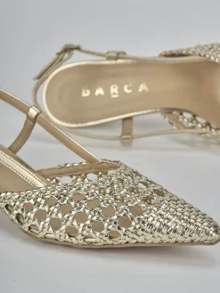 Best Slingback tacco 4cm pelle Donna Slingback