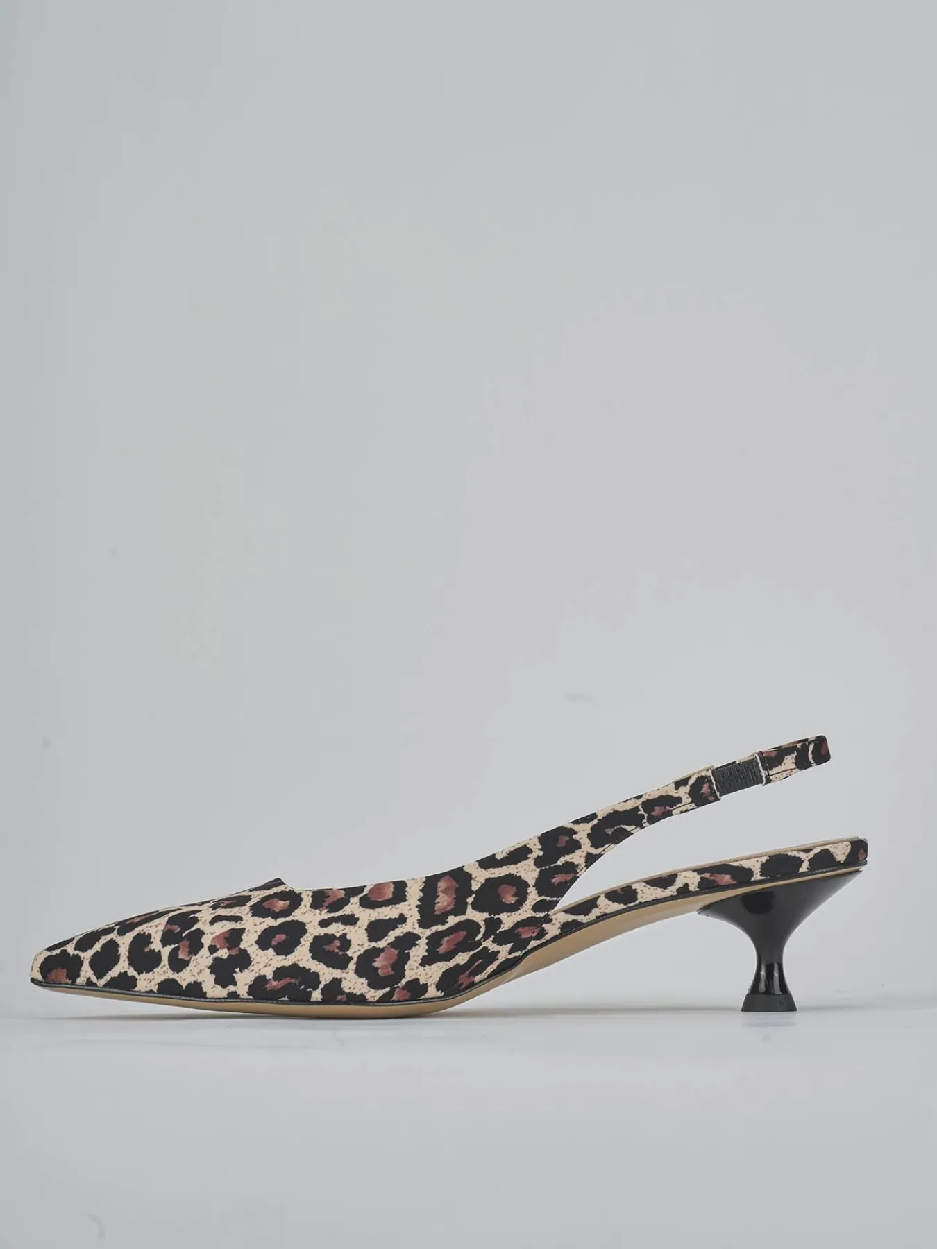 Hot Slingback tacco 4cm pelle Donna Slingback