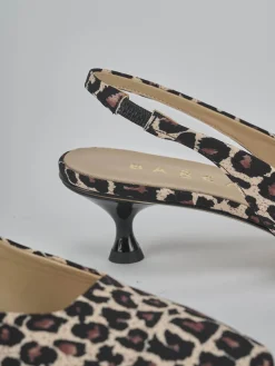 Hot Slingback tacco 4cm pelle Donna Slingback