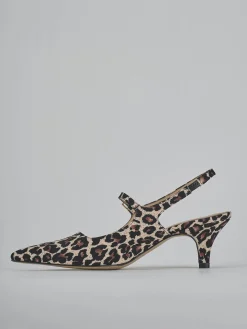 Best Slingback tacco 4cm pelle Donna Slingback