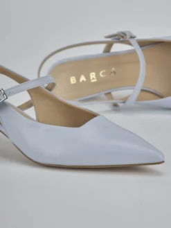 Outlet Slingback tacco 4cm pelle Donna Slingback