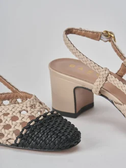 Online Slingback tacco 5cm pelle Donna Slingback