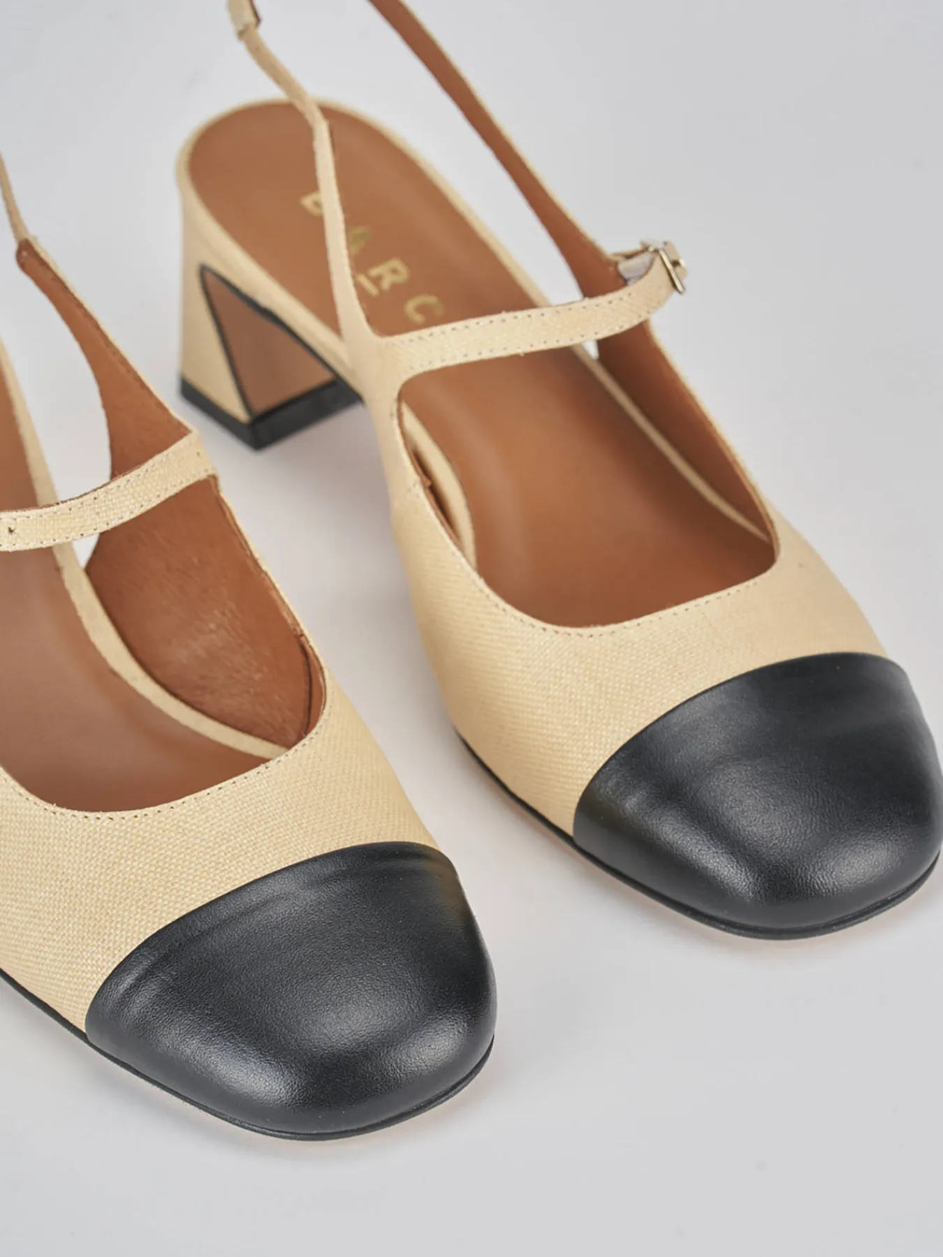 Best Slingback tacco 5cm pelle Donna Slingback