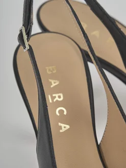 Clearance Slingback tacco 8cm pelle Donna Slingback