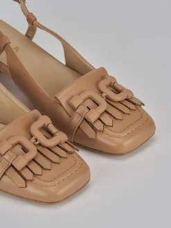 Online Slingback tacco 4cm pelle Donna Slingback