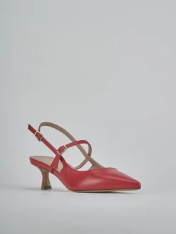 Sale Slingback tacco 5cm pelle Donna Slingback