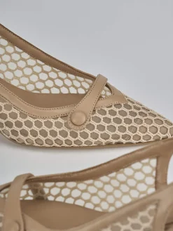 Online Slingback tacco 5cm pelle Donna Slingback