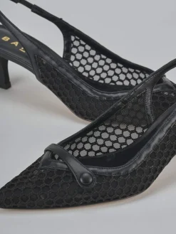 Outlet Slingback tacco 5cm pelle Donna Slingback