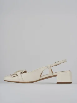 New Slingback tacco 4cm pelle Donna Slingback