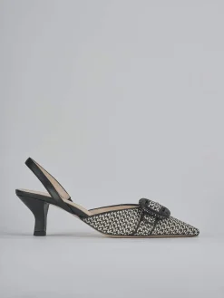 New Slingback tacco 6cm pelle Donna Slingback